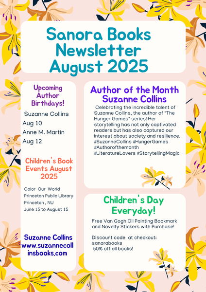 Sanora Books Newsletter! August 5, 2025