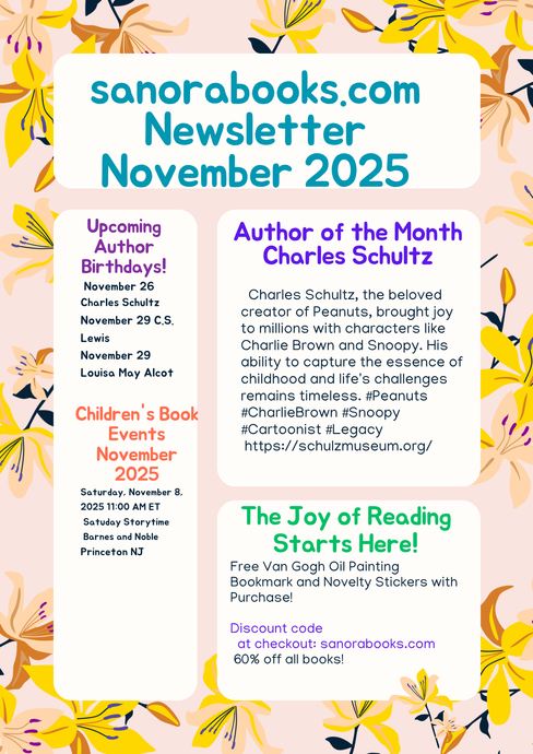 Sanora Books Newsletter! November 2, 2025