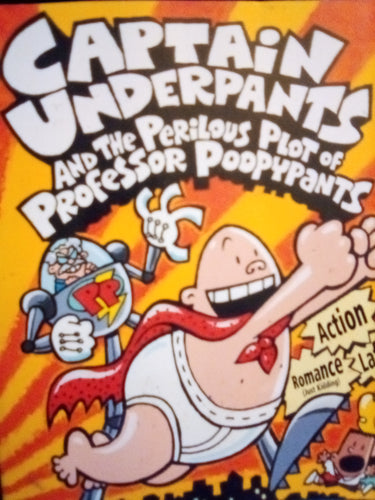 Captain Underpants and the Perilous Plot of Professor Poopypants  by Dav Pilkey (Paperback) Used PL-0053-01-18-2019-4.99-U