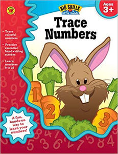 Trace Numbers Workbook, Grades Preschool - K Paperback New