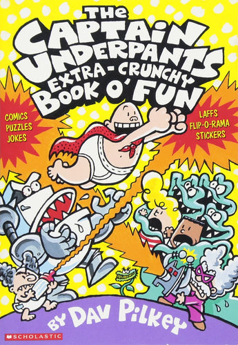 Captain Underpants Extra Crunchy Book O' Fun Paperback Used  PL00141-02-10-2019-4.99-U