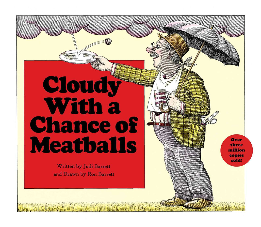 Cloudy With a Chance of Meatballs by Judi Barrett (Paperback) Used PL-0057-01-18-2019-6.99-U