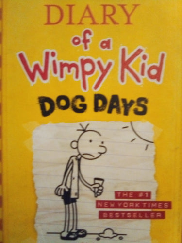 Diary of a Wimpy Kid Dog Days by Jeff Kinney (Hardcover) Used ISBN 978-0141336459