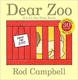 Dear Zoo : A Lift-the-Flap Book by Rod Campbell (Hardcover) Used ISBN 978-1-4169-4737-0