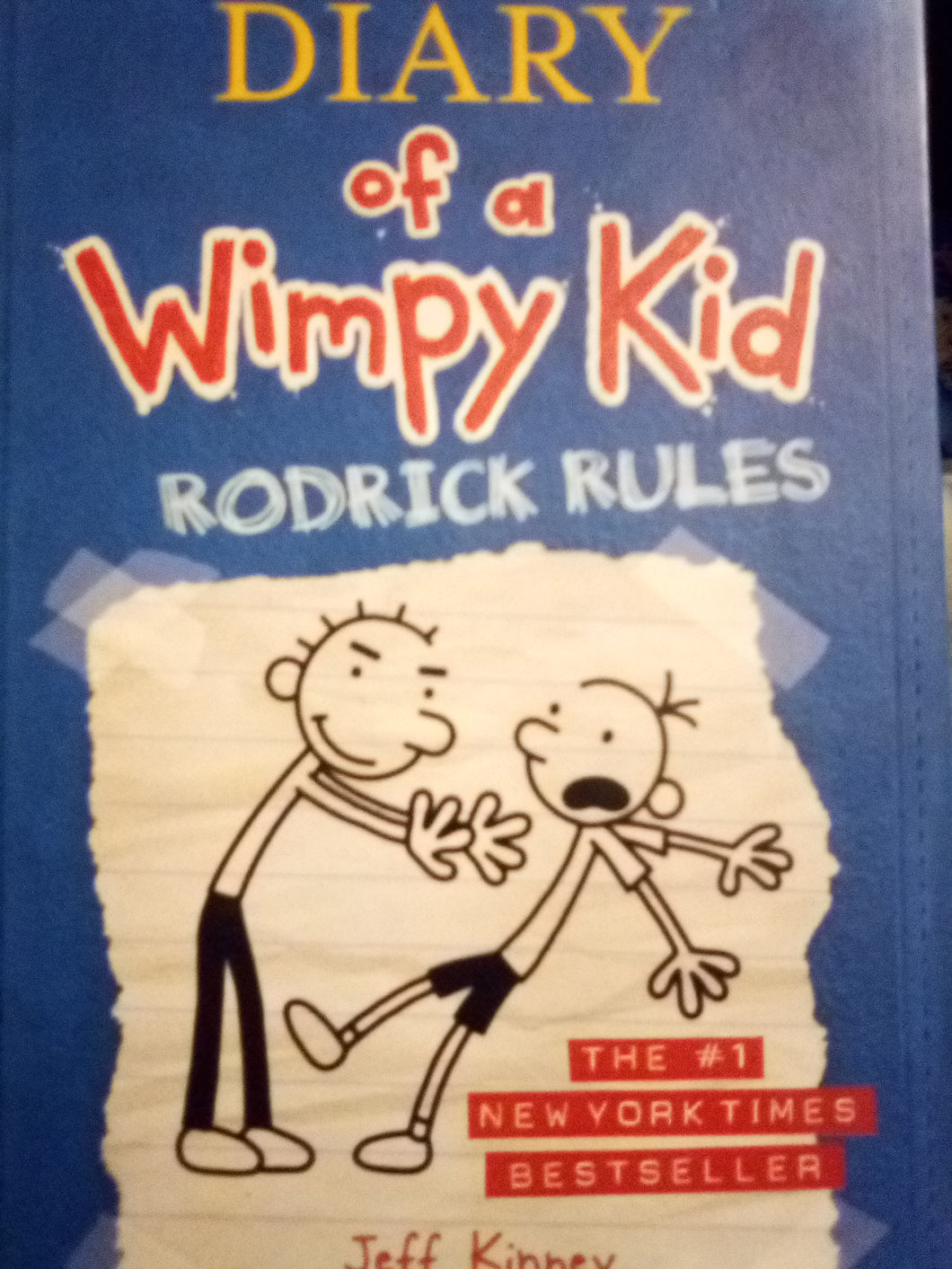 Diary of a Wimpy Kid Roderick Rules by Jeff Kinney (Hardcover) Used ISBN 978-1419741869