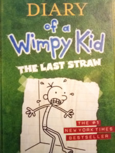 Diary of a Wimpy Kid The Last Straw by Jeff Kinney (Hardcover) Used ISBN 978-1419741876