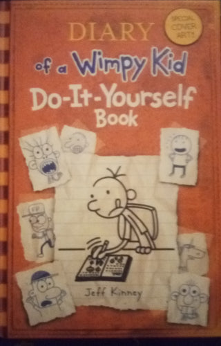 Diary of a Wimpy Kid Do it Yourself Book by Jeff Kinney (Hardcover) Used ISBN 978-0-8109-7977-2