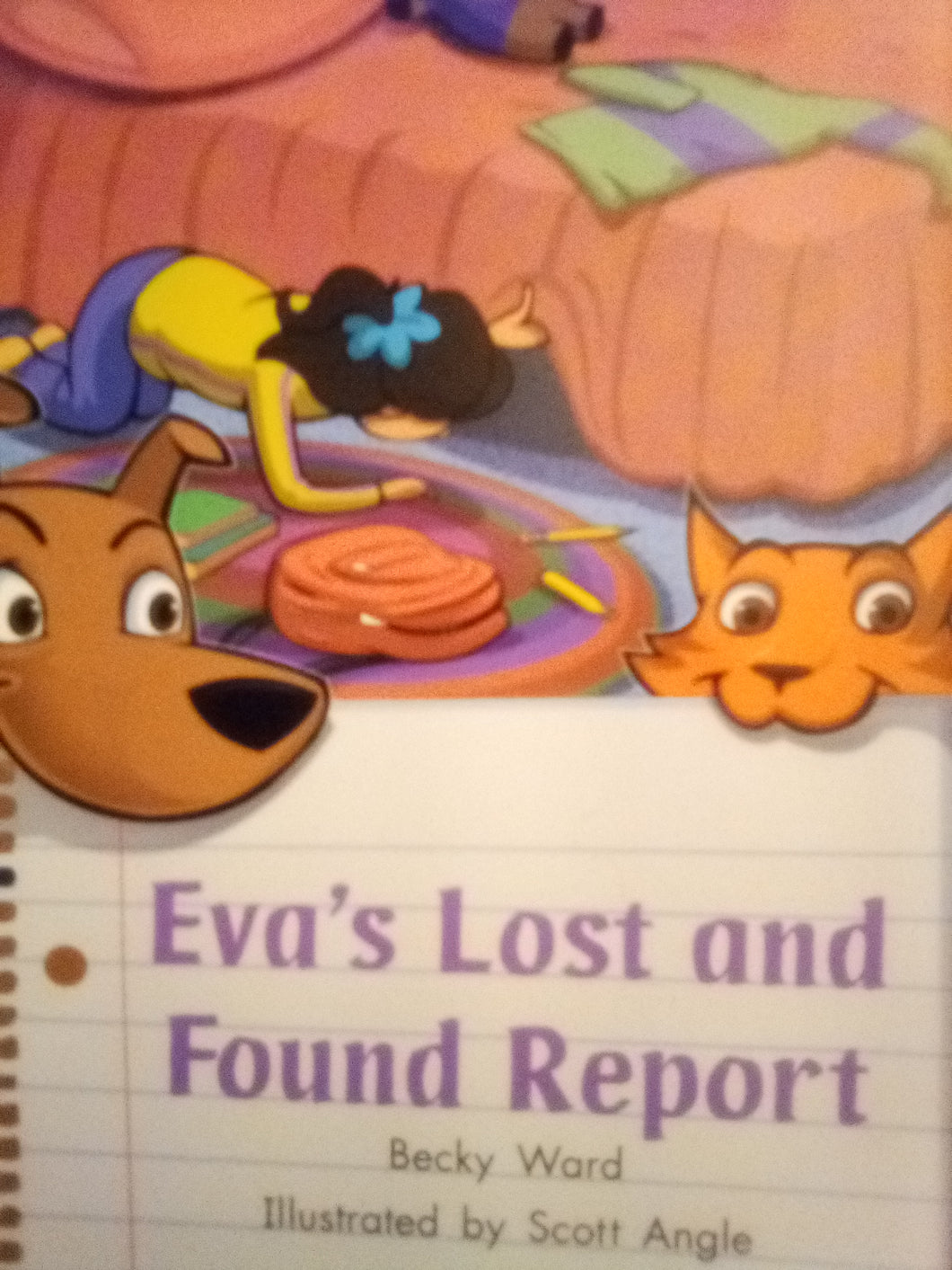 Rigby On Our Way to English: Leveled Reader Grade 4 (Level L) Eva's Lost and Found Report by Becky Ward (Paperback) Used