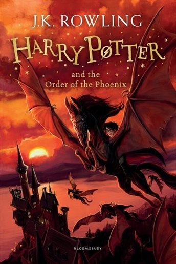 Harry Potter and the Order of the Phoenix by J.K. Rowling (Paperback) Used