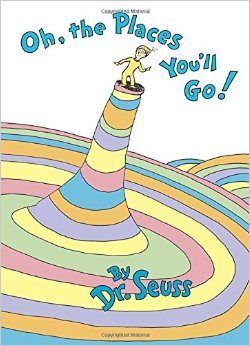 Oh, The Places You'll Go ! by Dr.Seuss (Hard cover)Used