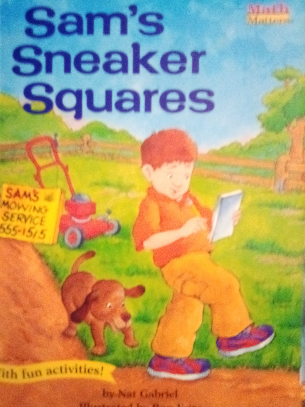 Sam's Sneaker Squares  (Math Matters) by Nat Gabriel (Paperback)  Very Used