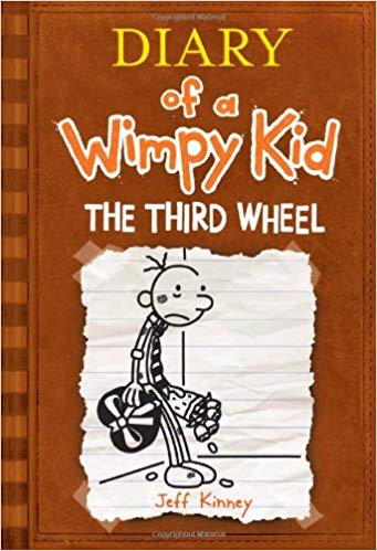 Diary of a Wimpy Kid The Third Wheel by Jeff Kinney (Hardcover)Used ISBN 978-1419705847